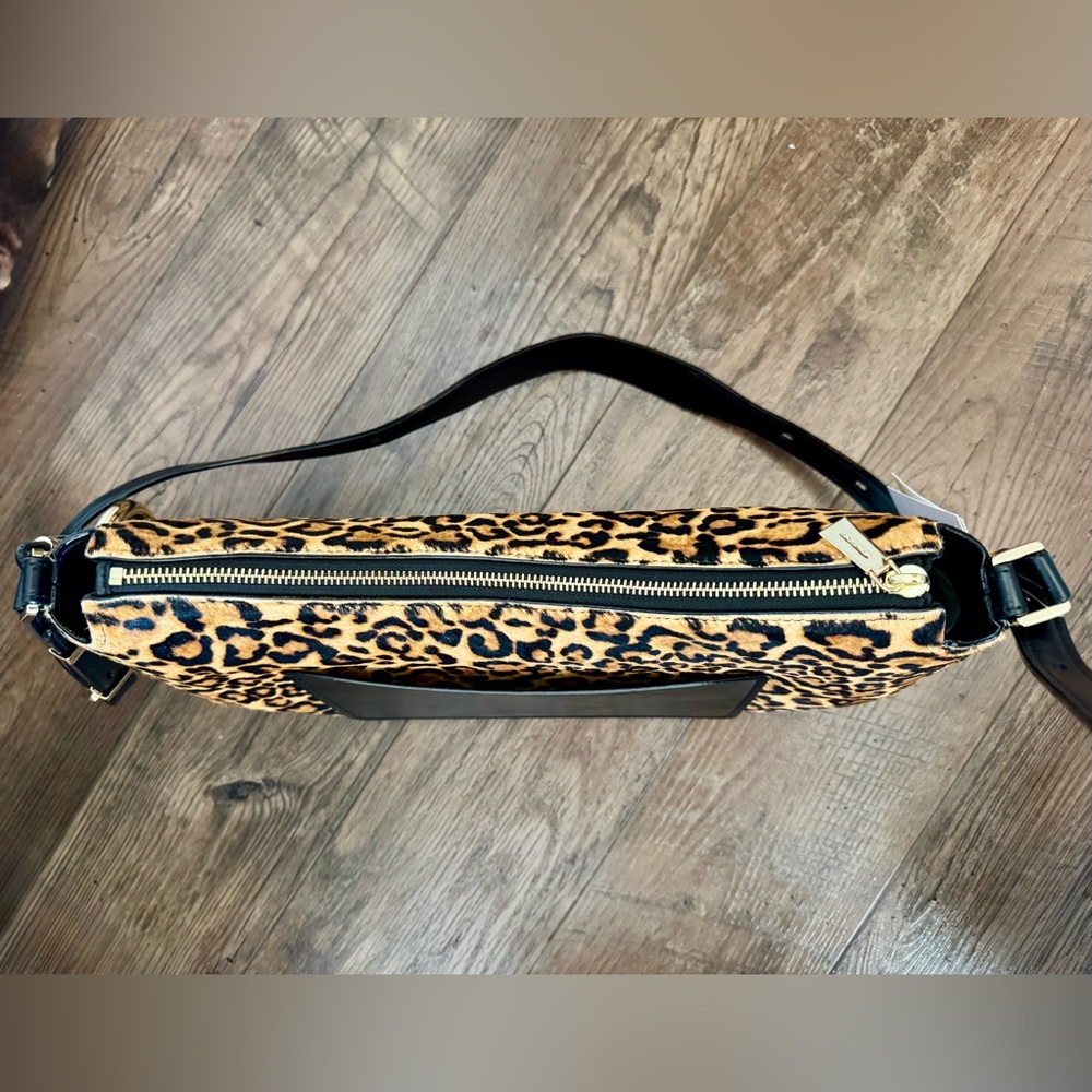 Michael Kors Nolita Medium Leopard Print Calf Hair Convertible Shoulder Bag NWT - Picture 10 of 16